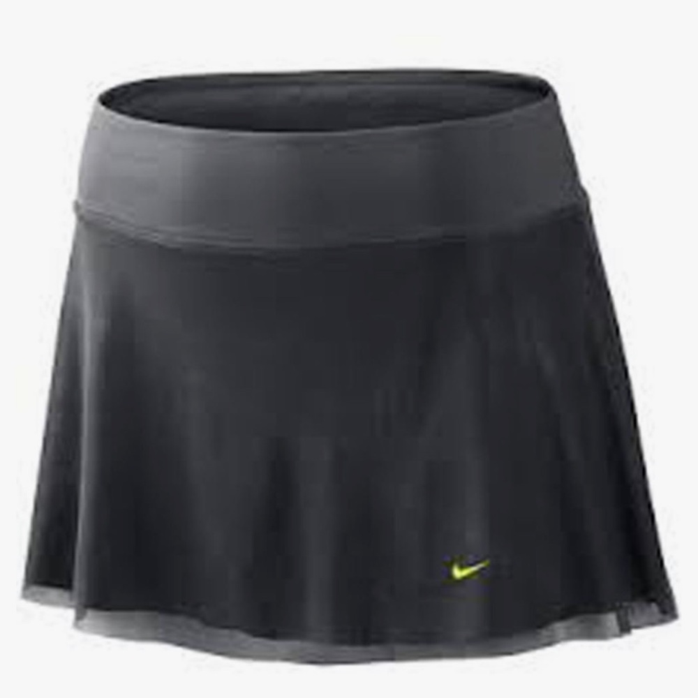 NIKE Dri Fit Maria Sharapova Back Court Tennis Skirt in Anthracite. Size L